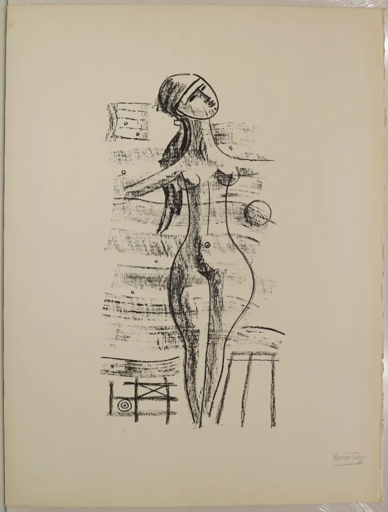 Lithograph Tozzi - Senza titolo