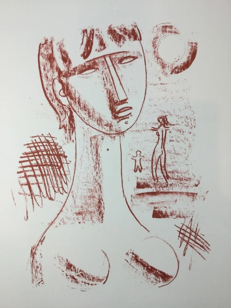 Lithograph Tozzi - Untitled 