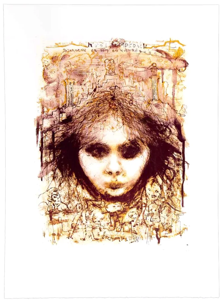 Lithograph Trampedach - Sans titre