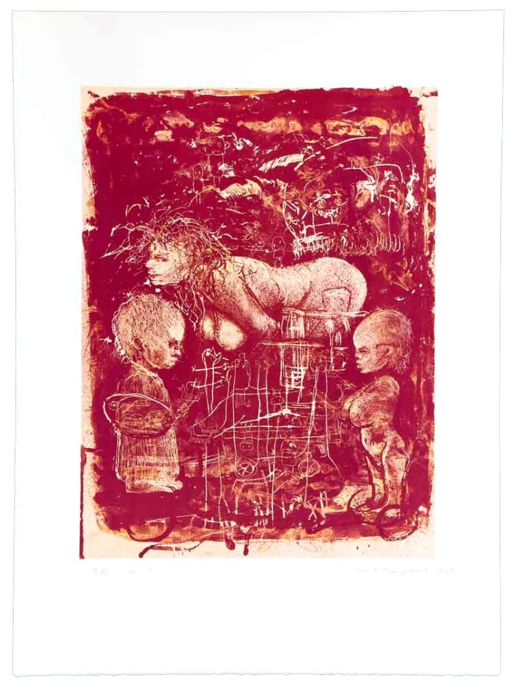 Lithograph Trampedach - Sans titre