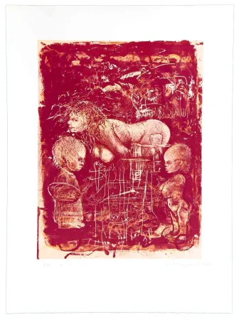 Lithograph Trampedach - Sans titre