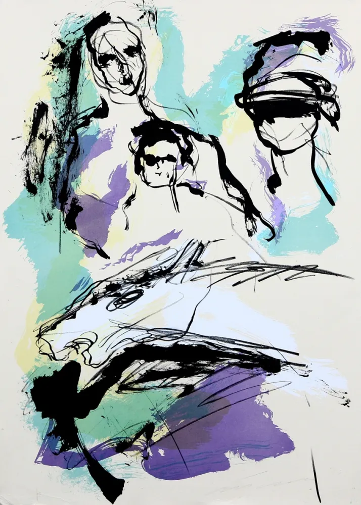 Lithograph Treccani - SENZA TITOLO