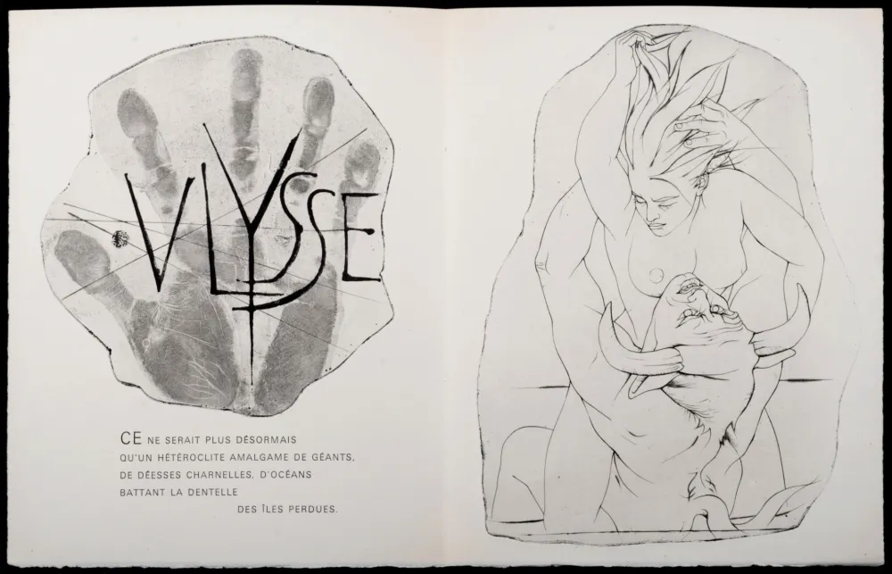 Etching Trémois - (& Jean Giono) - Naissance de l'Odyssée, 1966 - Full book!