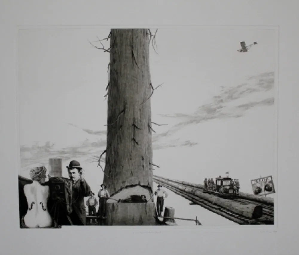 Etching And Aquatint Tripp - Kinsey Meets Man Ray