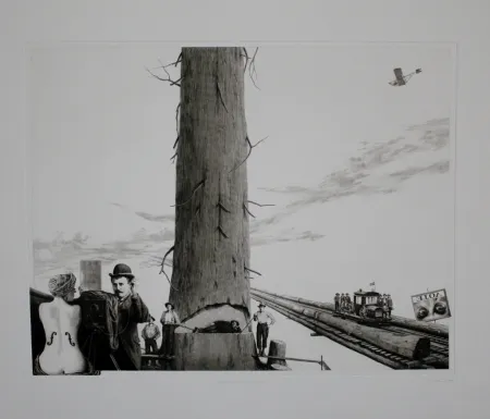 Etching And Aquatint Tripp - Kinsey Meets Man Ray