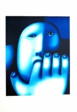 Screenprint Tselkov - Sans titre