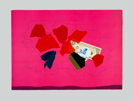 Lithograph Turcato - Composizione