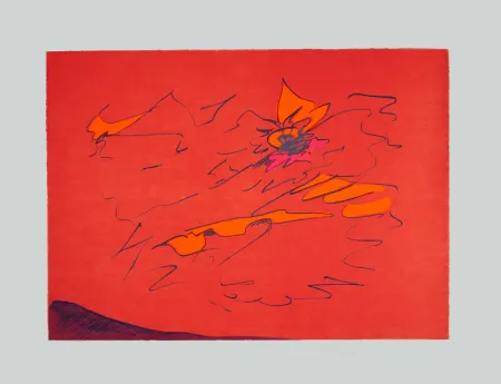 Lithograph Turcato - Composizione