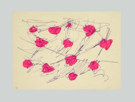 Lithograph Turcato - Composizione