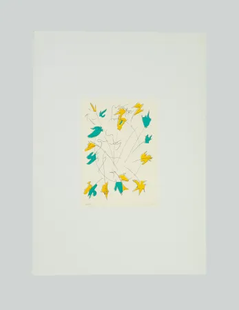 Lithograph Turcato - Composizione