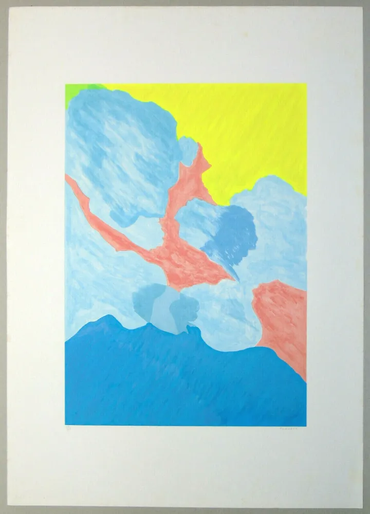 Screenprint Turcato - Composizione