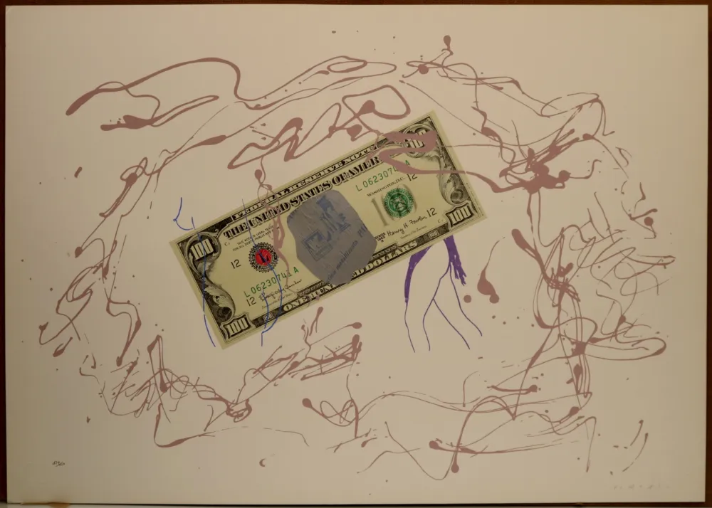 Lithograph Turcato - Dollaro