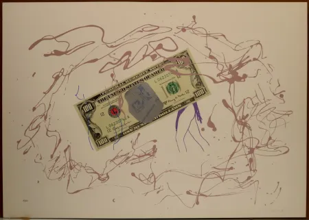 Lithograph Turcato - Dollaro