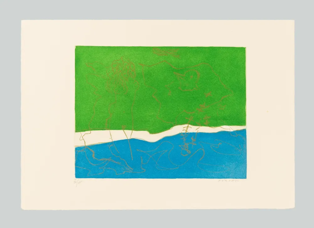 Etching Turcato - Omaggio all'Ariosto