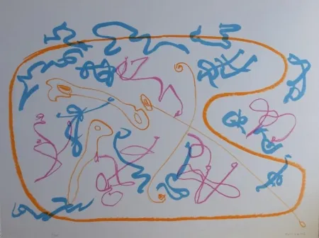 Lithograph Turcato - Senza titolo