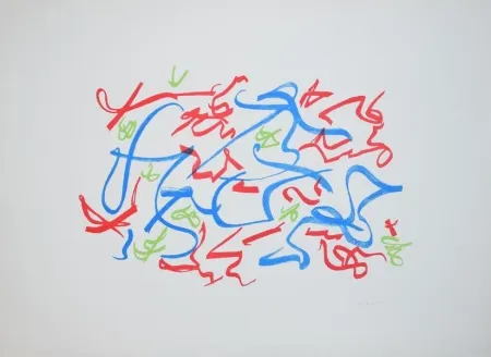 Lithograph Turcato - Senza titolo