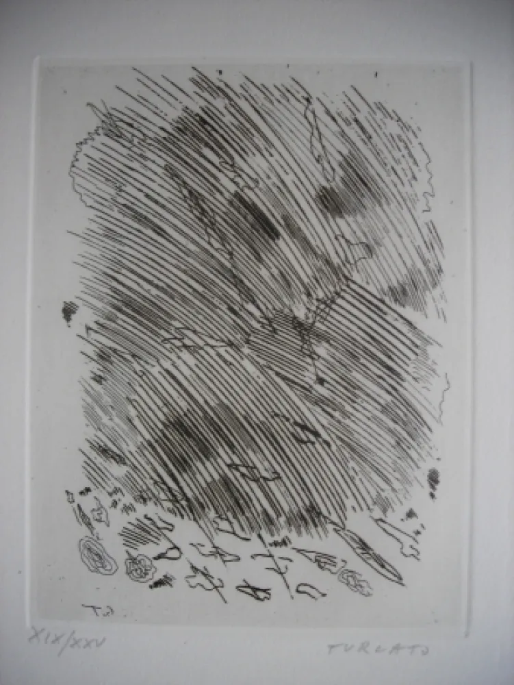 Engraving Turcato - The international avant garde 4