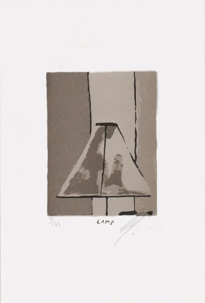 Lithograph Tuymans - Lamp