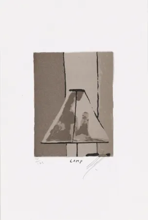 Lithograph Tuymans - Lamp