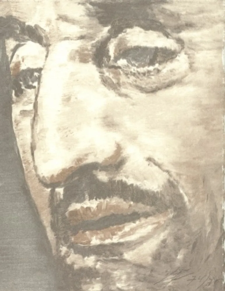 Lithograph Tuymans - The Nose/Le Nez,