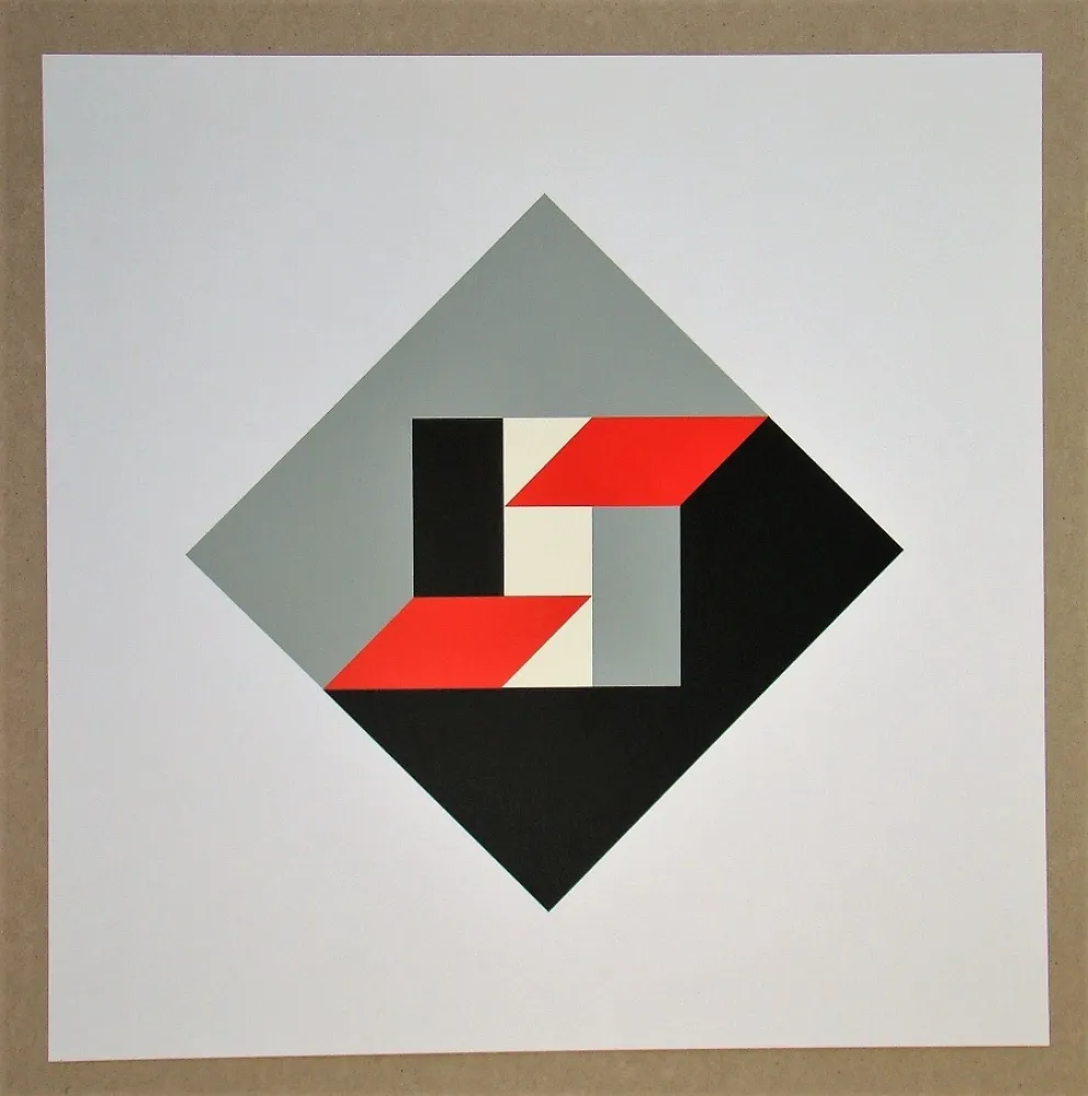 Screenprint Twardzik - Konkrete Komposition