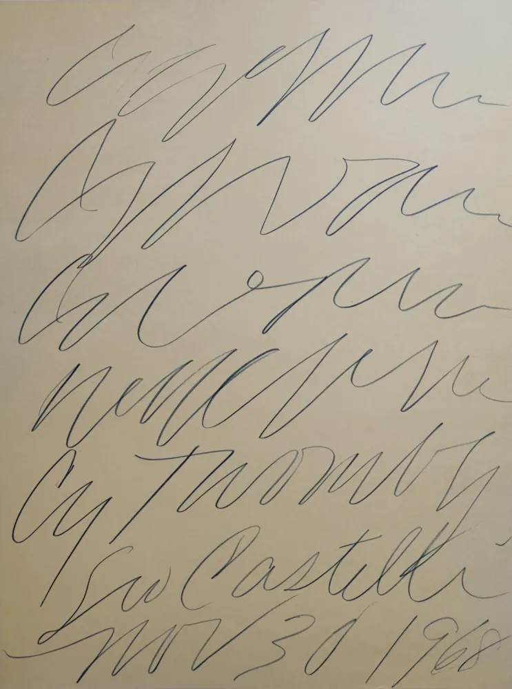 Lithograph Twombly - 