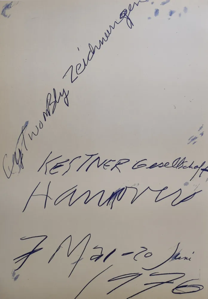 No Technical Twombly - Zeichnungen. Kestner Gesellschaft Hannover 7 Mai – 20 Juni 1976.