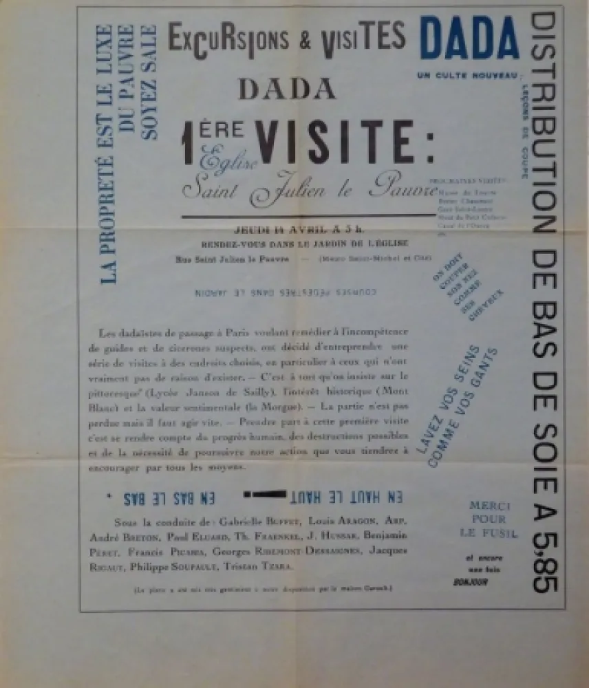 No Technical Tzara - Excursions & visites Dada