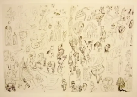 Etching Tzara - Sans titre