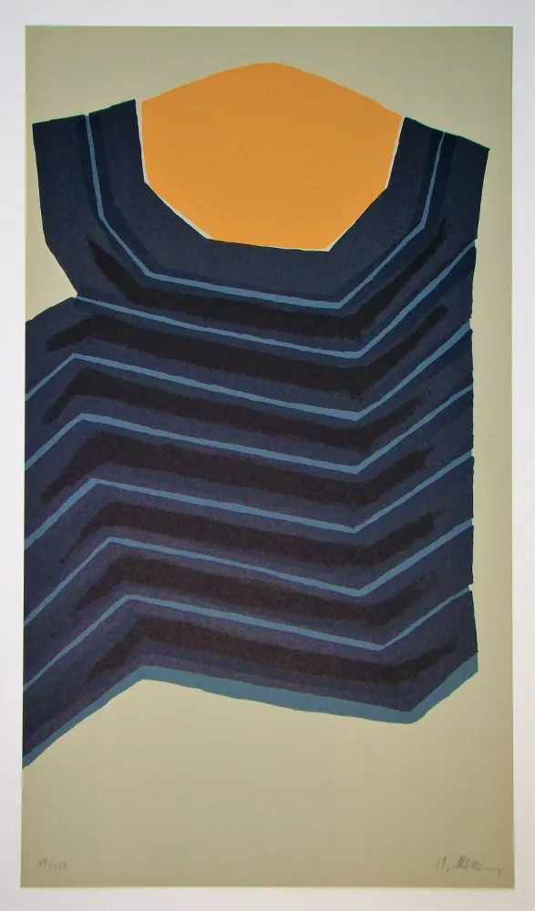Lithograph Ubac - AVL Zürich, 1974