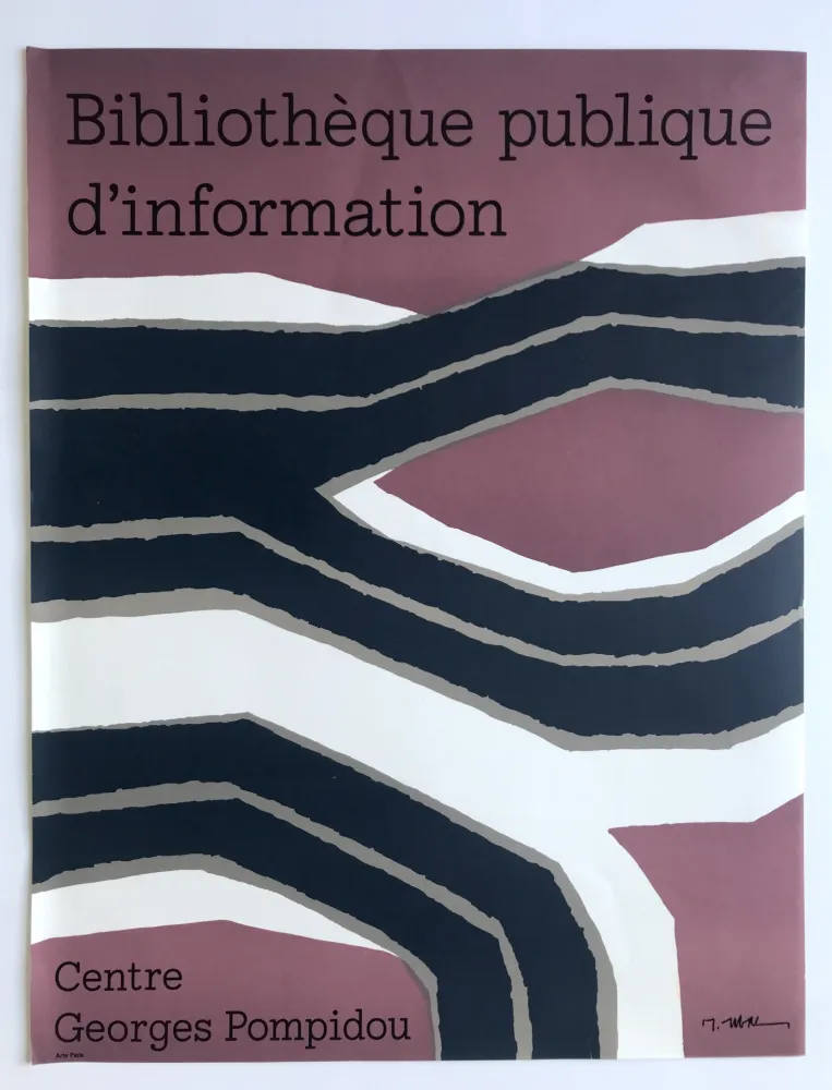 Poster Ubac - Bibliothèque publique d'Information (BPI) / Centre Pompidou