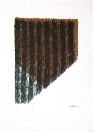 Lithograph Ubac - Bout du champ