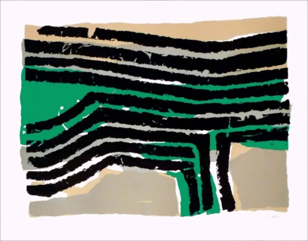 Lithograph Ubac - Campagne II