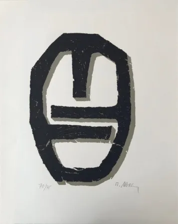 Lithograph Ubac - Empreinte 