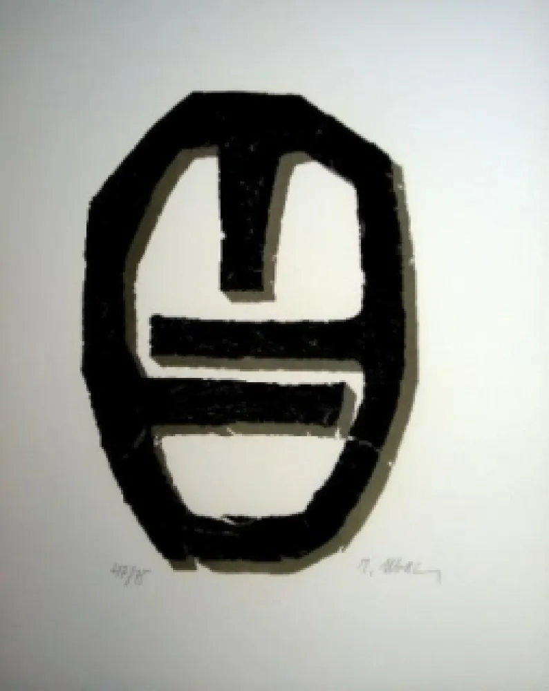 Lithograph Ubac - Empreinte