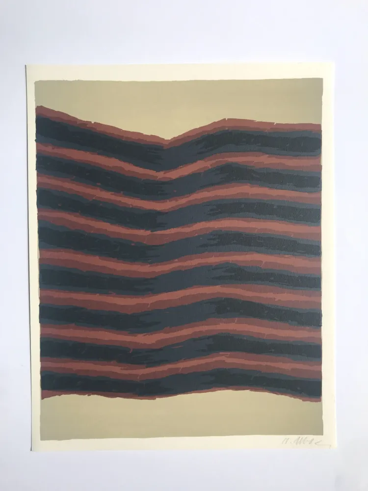 Lithograph Ubac - Galeries (La terre IV)