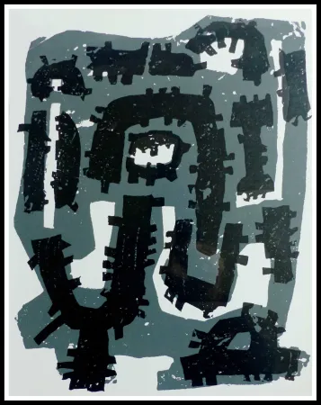 Etching Ubac - GRAVURE SUR ARDOISE