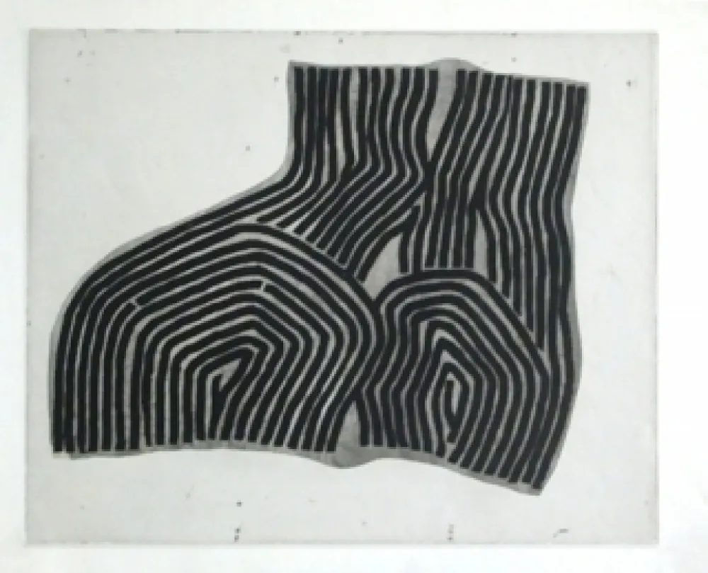 Etching And Aquatint Ubac - Le pommier impudique 