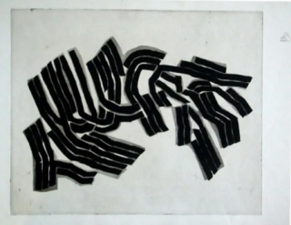 Etching And Aquatint Ubac - Le pommier impudique 