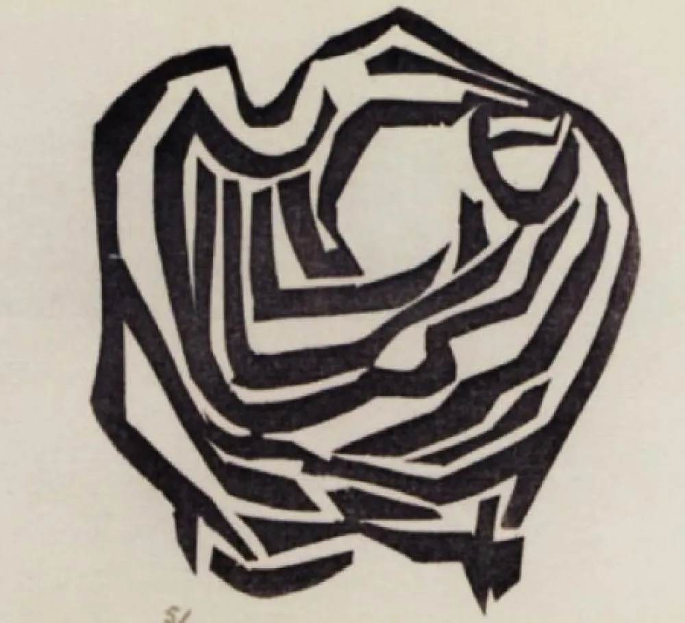 Woodcut Ubac - Mines de Rien, Petits Délires