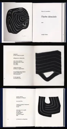 Illustrated Book Ubac - Montalivet. L'HERBE DÉRACINÉE. Gravures de Raoul Ubac (1975)