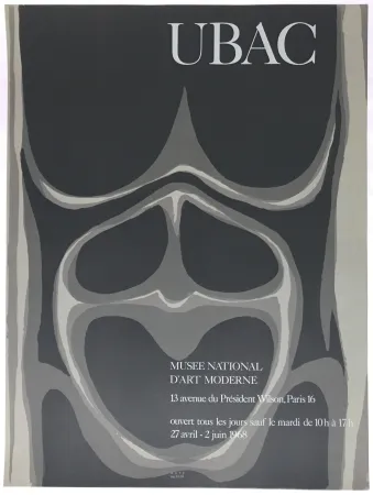 Poster Ubac - Musée National d'Art Moderne