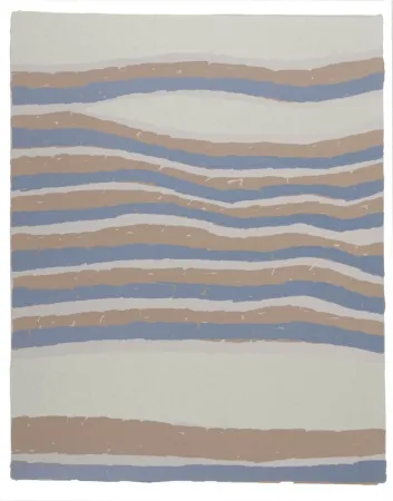 Lithograph Ubac - Routes