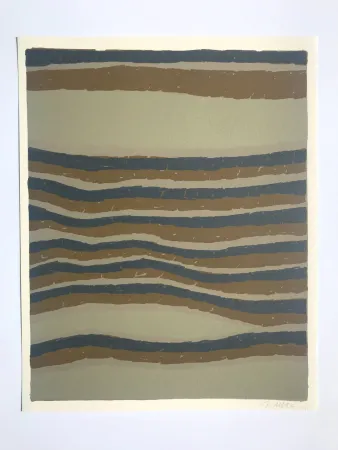 Lithograph Ubac - Routes (la Terre III)