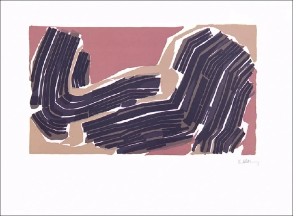 Lithograph Ubac - Rythme rompu