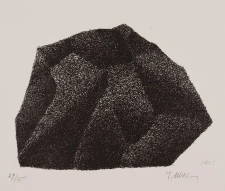 Lithograph Ubac - Silex I