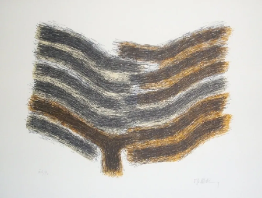 Lithograph Ubac - Sillon