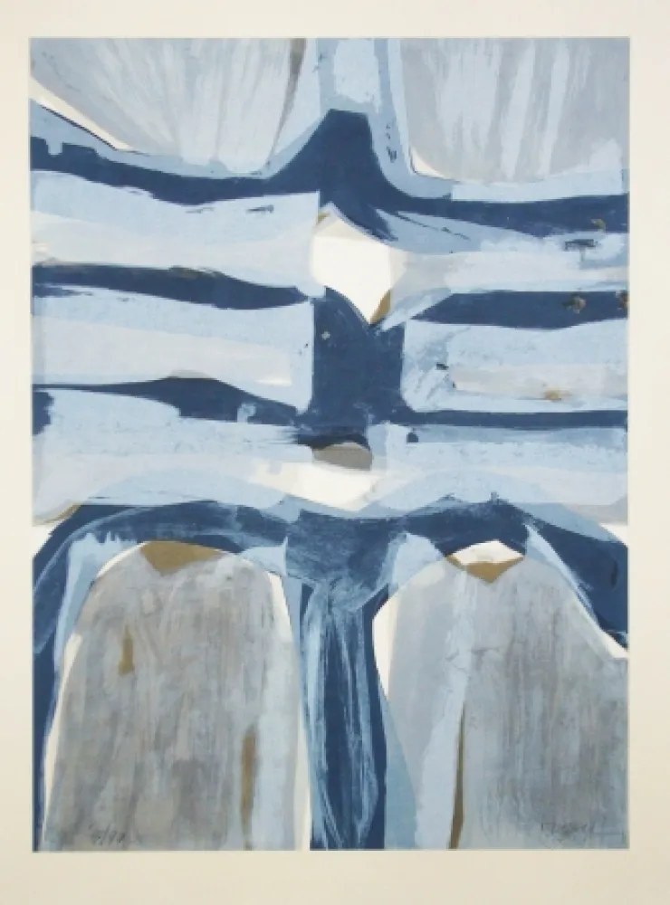 Lithograph Ubac - Sillon vertical