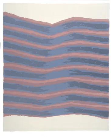 Lithograph Ubac - Strates sur ardoise