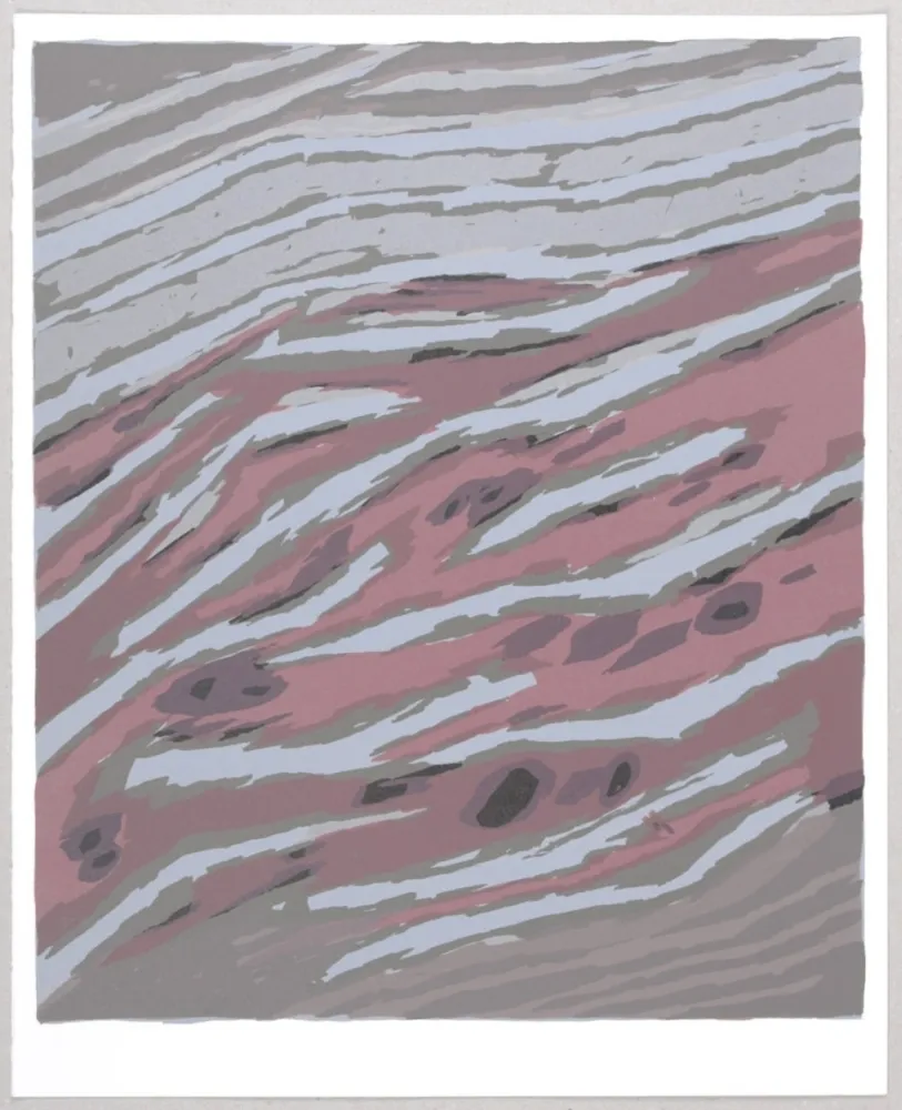 Lithograph Ubac - Terrassements